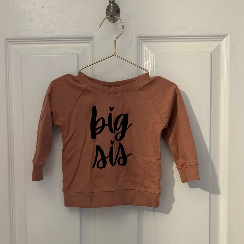 Big Sis Mauve Long Sleeve
